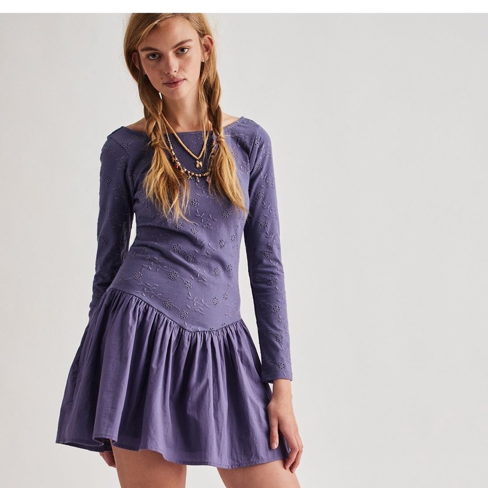 FREE PEOPLE SURELY MINI DRESS SIZE S MSRP $148.00 NWT